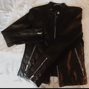 Express leather jacket